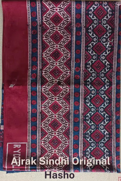 Ajrak Sindhi Original Hasho Top View